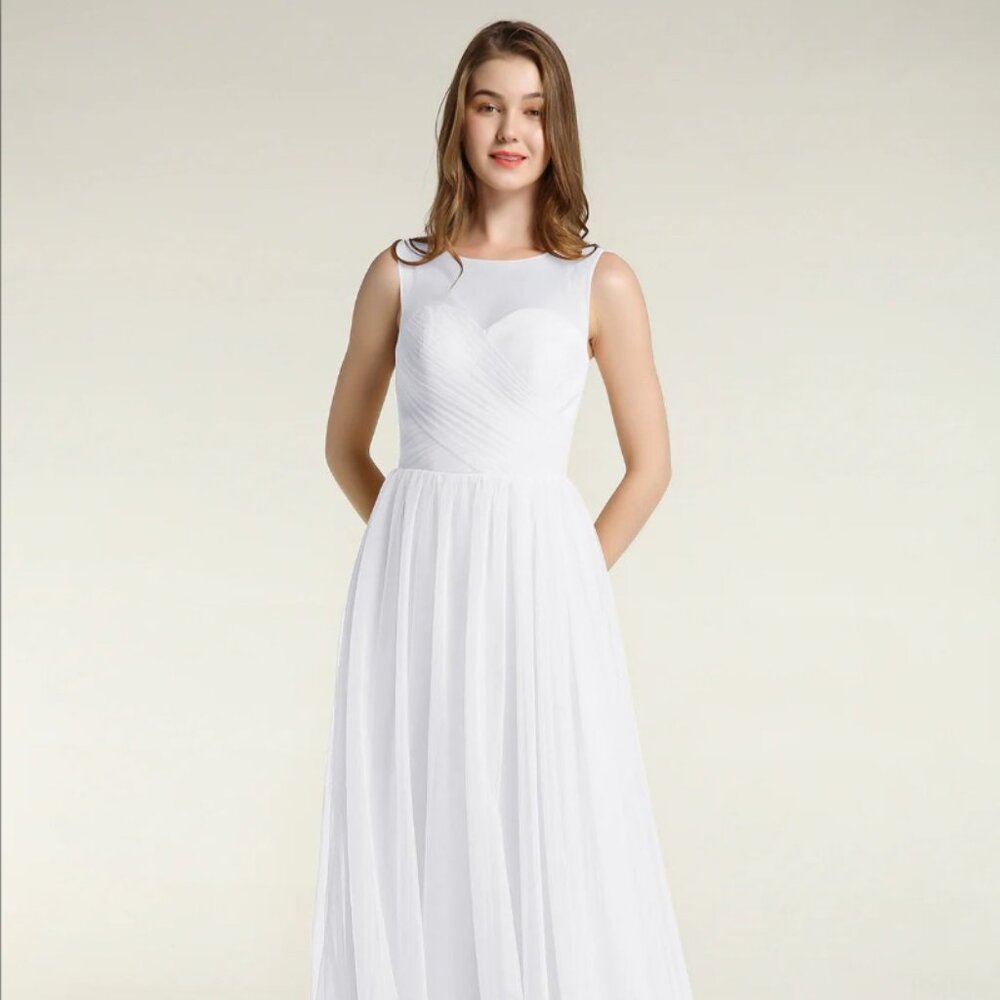 Babaroni White Formal Dress NWT